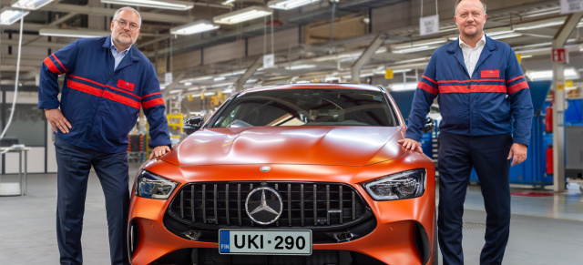 Mercedes verlagert Produktion von Sindelfingen nach Uusikaupunki: Valmet startet Produktion des Mercedes‑AMG GT 4-Türer Coupés