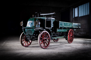 Einst gebaut von der Daimler-Motoren-Gesellschaft: Eine echte Rarität: der Daimler Kardan-Lastwagen von 1899