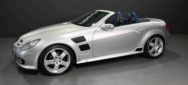 Sterne unterm Hammer: Mercedes-Benz Roadster steht zum Verkauf: Silberpfeilchen: Lorinser verfeinert den SLK 200 Kompressor (R171)