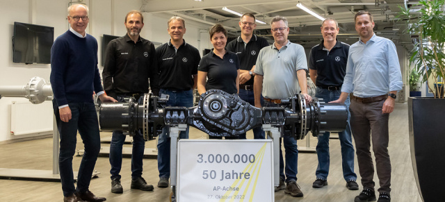Produktionsjubiläum im Mercedes-Benz Werk Gaggenau: 50 Jahre Außenplanetenachse