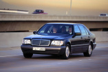 Mercedes-Benz Baureihen: W140 S-Klasse (1991-1998): Groß und gut: Beim W140 durfte S gern auch mal etwas mehr sein.
