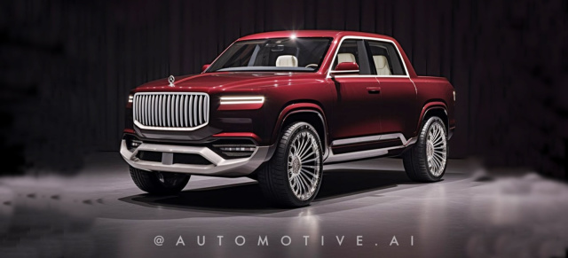 Morgen-Stern: Mercedes-Maybach visionär: Lasterhafte Idee: Mercedes-Maybach Pick-Up