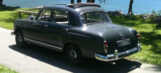 Sterne unterm Hammer: 1960er Mercedes-Benz 190D „Ponton“ (W121): Einer wie keiner – des Priesters grauer Ponton!