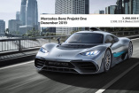 Mercedes-AMG Project ONE: Zweite Verkaufsofferte online: Das AMG Hypercar wird auf mobile.de für 3,49 Millionen € angeboten