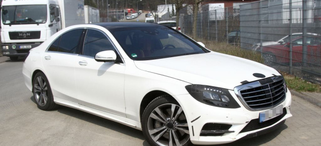 Erlkönig erwischt: Mercedes S-Klasse auf letzter Testfahrt vor der Premiere: Aktuelle Bilder von der Erprobung der neuen Oberklasse-Generation von Mercedes-Benz