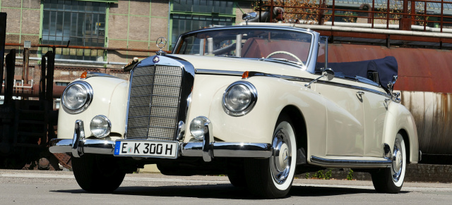 1 von 125 Exemplaren: Mercedes 300 b Cabrio D (W 186 III): La crème de la crème: Adenauer-Cabriolet