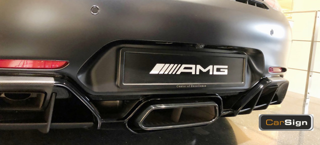 Wir stellen vor: CarSign Nummernschildhalter für alle Mercedes-Modelle: Kennzeichenhalter für AMG-Modelle