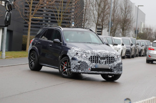 Mercedes-AMG Erlkönig erwischt: Spy-Shot-Trio:  Mercedes-AMG GLS 63, GLE 63 und GLE 53 Coupé