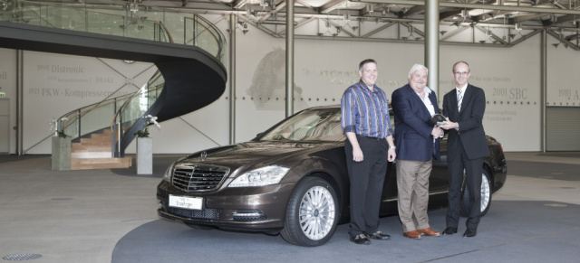 Mercedes-Benz Werk Sindelfingen feiert 500.000ste S-Klasse: Jubiläumsfahrzeug geht an langjährigen Kunden aus Ötzingen