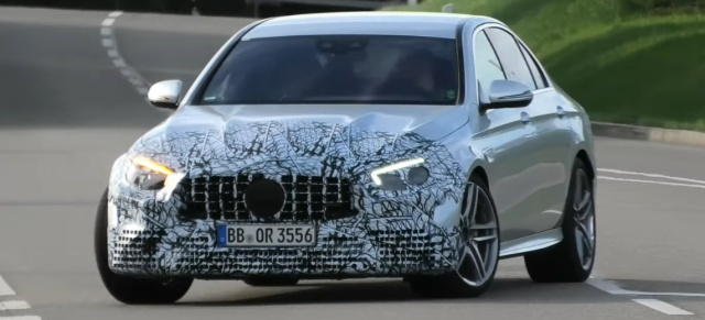 Mercedes-AMG Erlkönig erwischt: Star-Spy Shot: Aktuelle Bilder vom AMG E63 Facelift