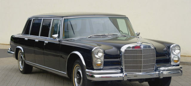 Luxus-Limousine mit Extras: 1973 Mercedes-Benz 600 Pullman (W100): Würdiger Nachfolger des Adenauer als Staatskarosse