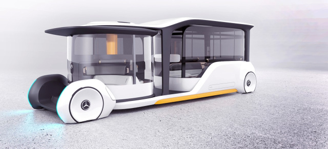 Mercedes-Benz von morgen: BUS +: So könnte der Mercedes-Linienbus für die Stadt im Jahr 2030 aussehen