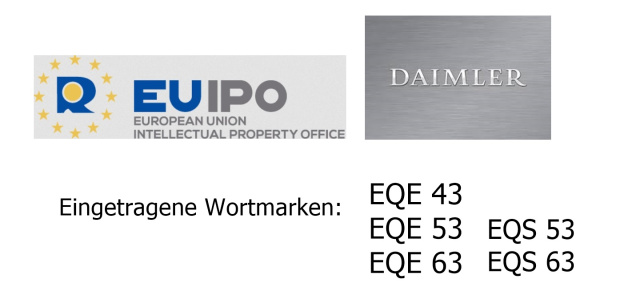 Die vollelektrischen AMG kommen: Daimler sichert sich Markenrecht für EQE 43, EQE 53, EQE 63, EQS 53, EQS 63