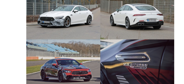 Mercedes-AMG  Erlkönig erwischt: Aktuelle Bilder von AMG GT 4-Türer MoPf und GT 73e mit 800 PS