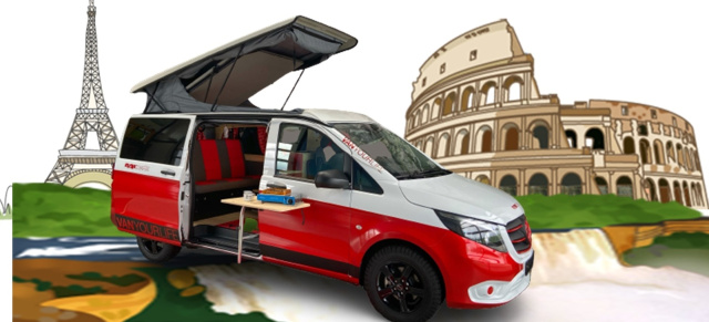 Der Van for Life: Frieda Stern von FLOWCAMPER: Mobiles Glück im Mercedes Vito Camper