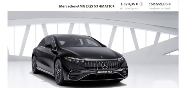 Bestellfreigabe für Mercedes-AMG EQS 53: Spannender Preis: Mercedes-AMG EQS 53 beginnt bei 152.552 €