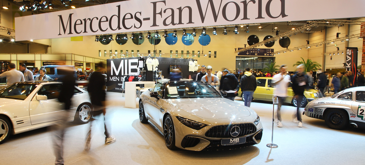 1.-10. Dezember in der Messe Essen: 11. Mercedes-FanWorld auf der ESSEN  MOTOR SHOW zeigt aufregende Exponate mit Stern - Sternstunde -  Mercedes-Fans - Das Magazin für Mercedes-Benz-Enthusiasten