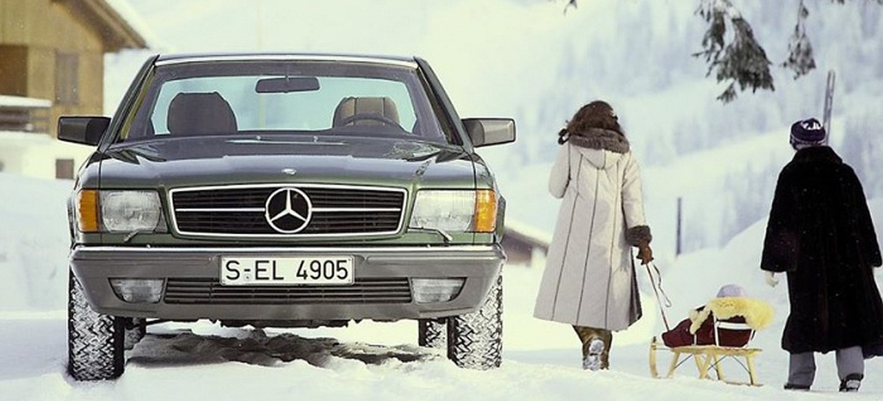 All we want for christmas: Schöne Sterne auf Snow´n´Ice: Coole Mercedes- Klassiker im Schnee - Classic - Mercedes-Fans - Das Magazin für Mercedes- Benz-Enthusiasten