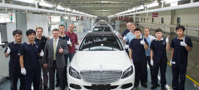 Produktionsstart in Peking: Mercedes C-Klasse Langversion : Mercedes geht mit der C-Klasse in die Verlängerung