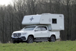 Reisen mit der Mercedes-Benz X-Klasse : Rent a Pick-Up-Camper mit Stern