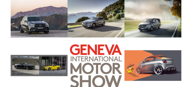 LIVESTREAM: Mercedes-Benz Cars auf dem  Genfer Auto-Salon 2019: Live: Mercedes-Pressekonferenz - 05.03. / 08:45 Uhr MEZ