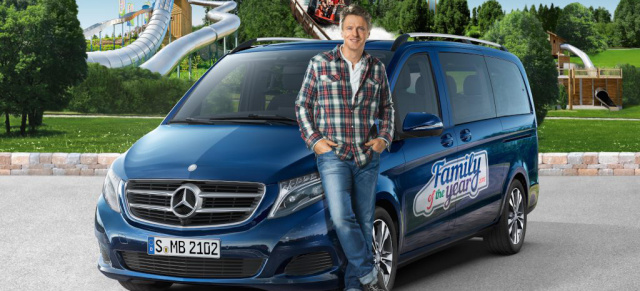 Mercedes-Benz V-Klasse: „Family of the Year 2015“ gesucht: Exklusiver Hauptgewinn: eine Mercedes-Benz V-Klasse