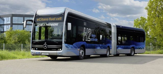 Daimler Truck & Elektromobilität: Weltpremiere für Mercedes-Benz eCitaro fuel cell