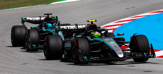 Formel 1 in Barcelona: Hamilton endlich wieder auf dem Podest, Silberpfeile stark verbessert