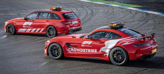 Neue Safety Cars in der Formel 1: Mercedes nun in rot, muss sich aber die Rolle mit Aston Martin teilen