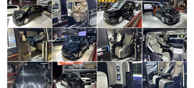 Faszination: Die V-Klasse-Luxusvans der Chinesen: In China mutiert V-Klasse zur Luxuslounge  auf Rädern