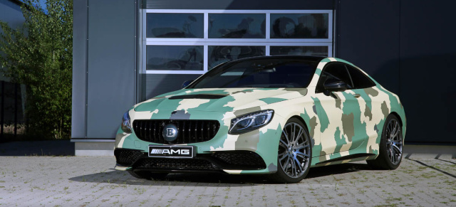 Mercedes-AMG S 63 Coupé 4MATIC von BSTC: Camouflage-Coupé