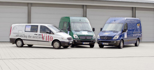 Dreifachtriumph für Mercedes-Benz Transporter: Fachjury vergab drei Titel  KEP-Transporter des Jahres 2010 an Vito und Sprinter
