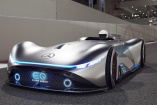 Faszination Elektropfeil: Mercedes Vision EQ Silver Arrow: Mit dem Mercedes Vision EQ Silver Arrow on the track