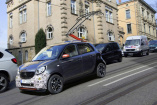 smart forrail – City-Flitzer mit Oberleitung : Pilotversuch für neuen smart forrail im Pendelverkehr rund um Stuttgart 