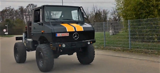Unimog als Rallye-Monster: RaceMog II:  Mercedes Unimog mit Mittelmotor