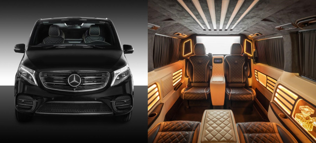 Mercedes-Benz V-Klasse Tuning (W447): Mercedes-Benz V 250 d: Die rollende Business-Lounge von SCHAWE Car Design