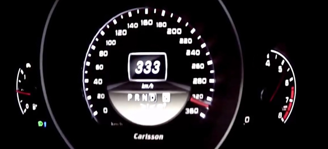Mercedes-Benz: Highspeed-Video: Beschleunigung von 0-333 km/h: Mercedes-Benz CLS 63 AMG mit 625 PS gibt Vollgas
