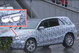 Mercedes-Benz Erlkönig: Spy Shot: Mercedes GLE 2019 mit neuem Scheinwerferdesign