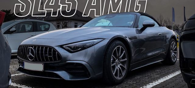 Enttarnt: Das ist der neue Mercedes-AMG SL 43: Durchgesickert: Mercedes-AMG SL 43 - ohne Tarnung!