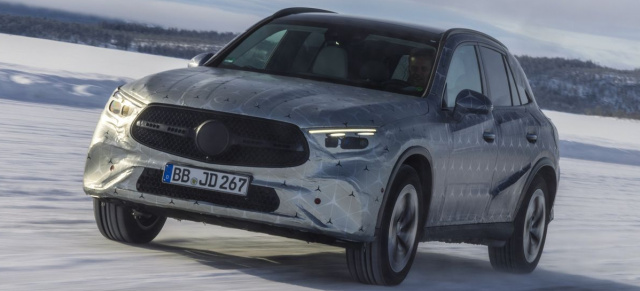 Technik: Wintererprobung Mercedes GLC 2023 (X254): Ruhig und wendig