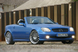 Mercedes SLK: Kleiner Roadster ganz groß: Der SLK ist unter den Cabrios ein beliebtes Auto. Gekonntes Mercedes Tuning macht aus dem 2001er Benz ein attraktiven Hingucker