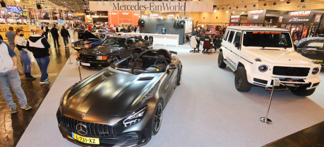 ESSEN MOTOR SHOW 2021 ist eröffnet: Star-Parade: Mercedes-FanWorld & die Sterne der EMS 2021