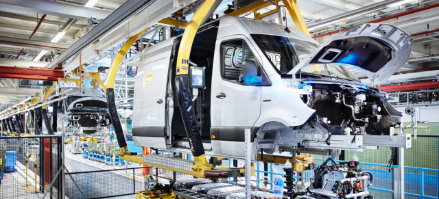 Mercedes-Benz Vans Elektromobilität: Start der Serienfertigung des e-Sprinter im MB-Werk Düsseldorf