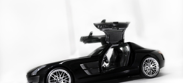 Edelschimmer für  den Mercedes SLS AMG : BRABUS präsentiert stark Carbon-haltiges Trimmpaket für den Mercedes Supersportwagen