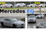 Mercedes EQ Erlkönige erwischt: Spy Shot Video: EQE, EQS und EQS SUV gefilmt