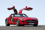 IAA 2009: Mercedes Benz SLS AMG: Der Faszination Flügel verleihen!: Die ersten Fakten und Bilder rund um den neuen Super-Mercedes - Preis: 177.310 