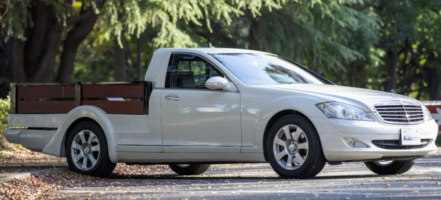 2010er Mercedes S350 Pickup für die „Arbeiterklasse": Boss-Benz für Malocher