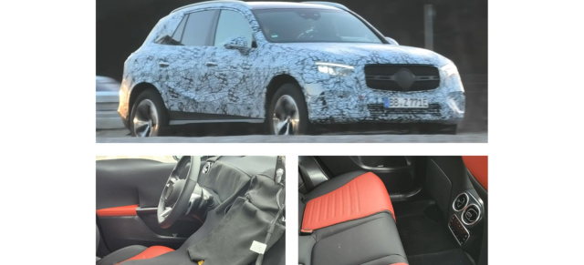 Mercedes Erlkönig erwischt: Spy-Shot-Video: Mercedes GLC X254 - Details außen und innen