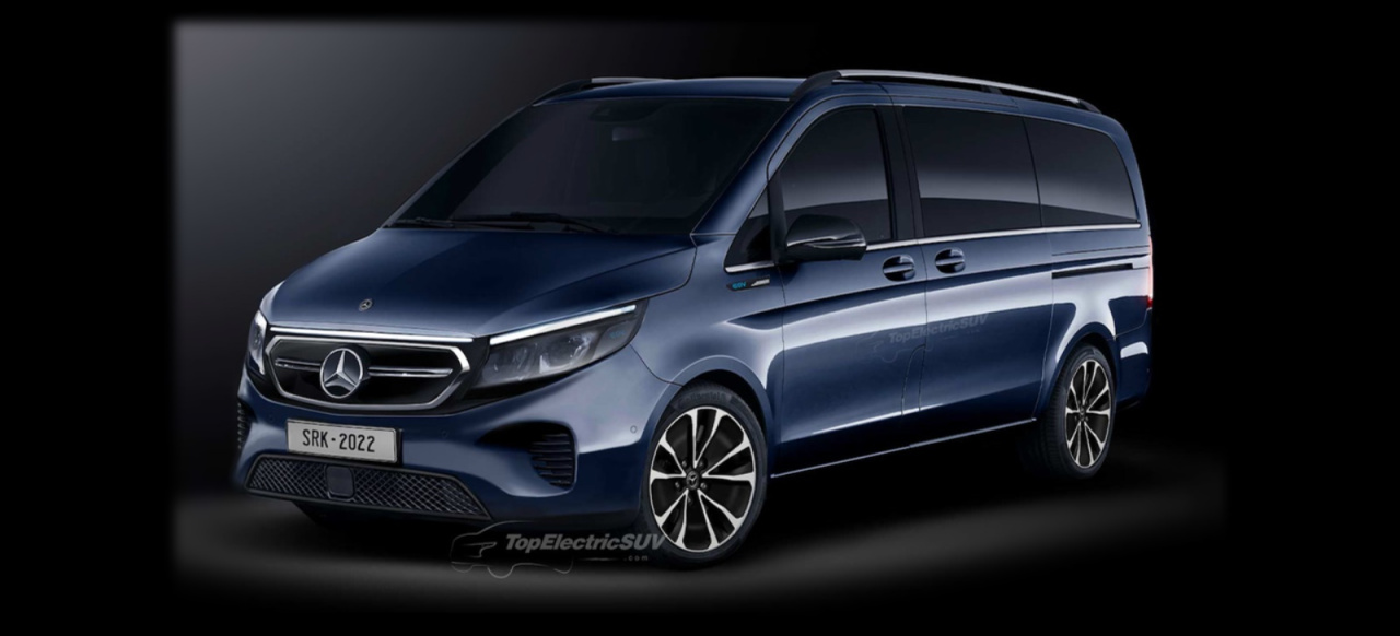 Mercedes von morgen: Ausblick: So sieht das Mercedes EQV Facelift