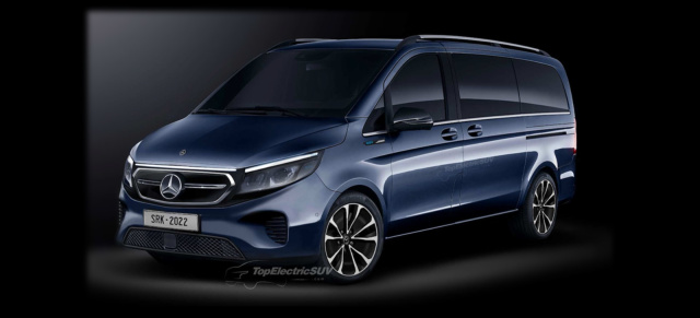 Mercedes von morgen: Ausblick: So sieht das Mercedes EQV Facelift  2023 aus